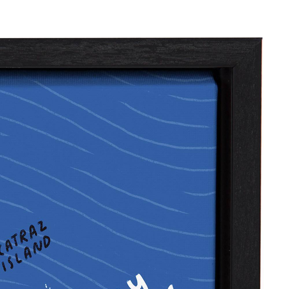 San Francisco Golden Gate City Framed Canvas Print for Kids