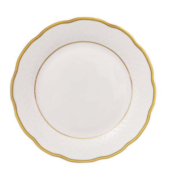 White Lorren Home Trends 24 Piece Isabella Design Porcelain Wavy Edge Dinnerware Set White Lorren Home Trends 24 Piece Isabella Design Porcelain Wavy Edge Dinnerware Set