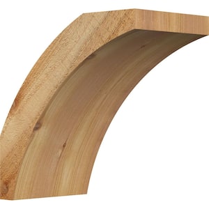 6''W x 10''D x 10''H Thorton Rough Sawn Knee Brace, Western Red Cedar