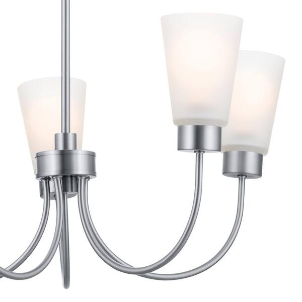 Kichler Erma 5-Light Brushed Nickel Transitional Chandelier