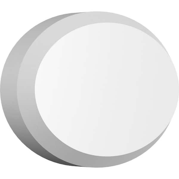 Ekena Millwork 5 in. W x 3-1/4 in. H x 3/4 in. P Standard Dalton Rosette with Beveled Edge (2-Pack)