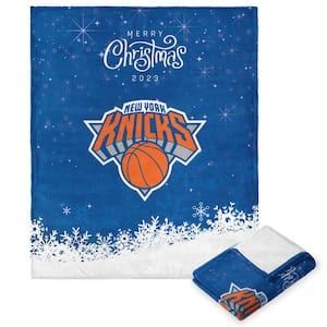 NBA Christmas 2023 Knicks Multicolor Polyester Silk Touch Throw Blanket