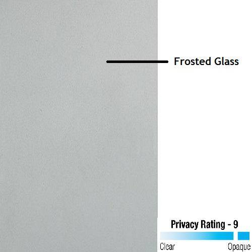 Celeste 32" x 80" Left-Hand Inswing Frosted Glass Fiberglass Front Door