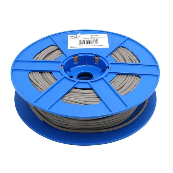 Screen Retainer Spline, 0.155 in. (5/32 in.), 250 ft. Roll, Gray