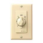 FD Series 1,800-Watt 15 Amp 12-Hour Indoor In-Wall Spring Wound Countdown Timer, Ivory