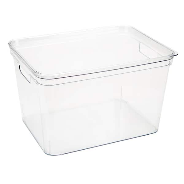 1pc Multifunctional Wall-mounted Cabinet Storage Box, Clear Plastic Clothes  Classification Storage Organizer