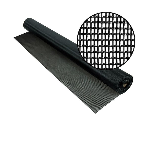 96 in. x 50 ft. Black Pet Screen