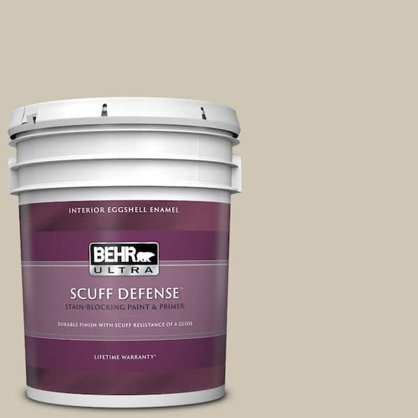 BEHR ULTRA 5 gal. #N310-3 Sandstorm Extra Durable Eggshell Enamel Interior Paint & Primer