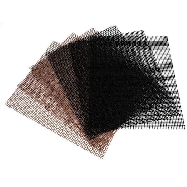 3-Piece Non-Stick BBQ Grill Mesh Set With Tongs - Reusable Grill Mats For Gas & Charcoal