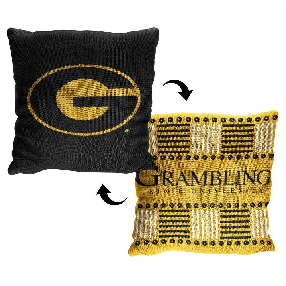 Grambling State University Yellow Jacquard Decorative Pillow Set