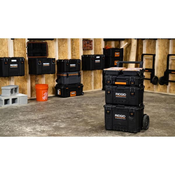 RIDGID Pro System Gear 10-Compartment Small Parts Organizer 238093