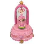 5 . 5 " Children's Pink Twirling Ballerina Music Box