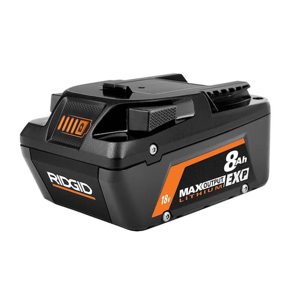 RIDGID 18V 8.0 Ah MAX Output EXP Lithium-Ion Battery