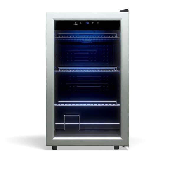 TCL 17.32 in. Single Zone 102 Cans Stainless Beverage Cooler