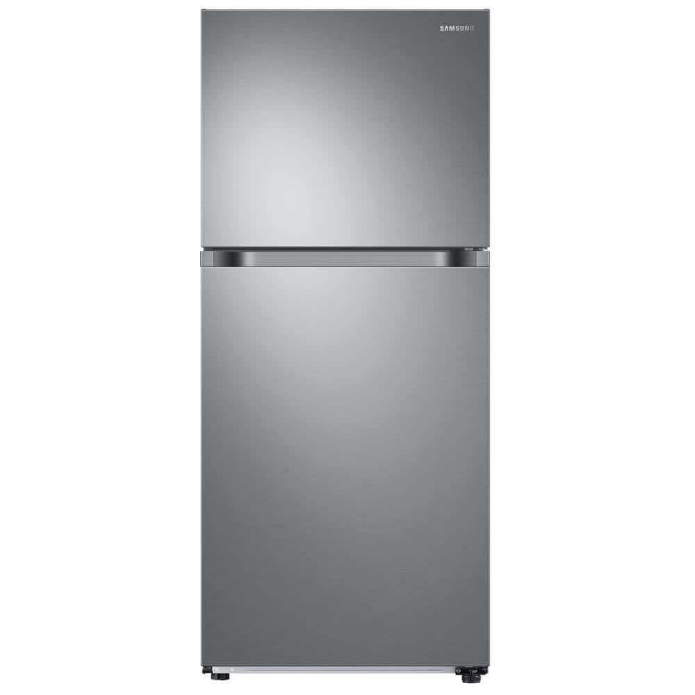 Samsung 29 in. 17.6 cu. ft. Top Freezer Refrigerator with FlexZone and Ice Maker in Fingerprint-Resistant Stainless Steel, Fingerprint Resistant Stainless Steel