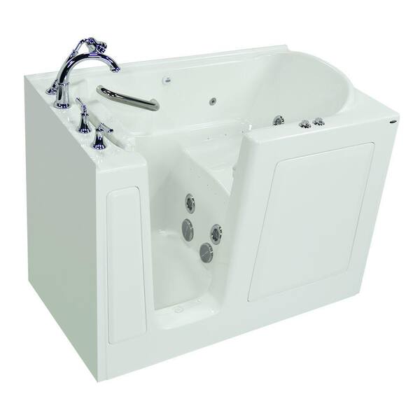 American Standard Exclusive Series 51 in. x 31 in. Walk-In Whirlpool and Air Bath Tub with Quick Drain in White