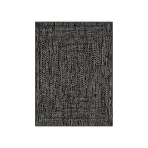 Viola Black 2 ft. x 3 ft. Indoor/Outdoor Area Rug