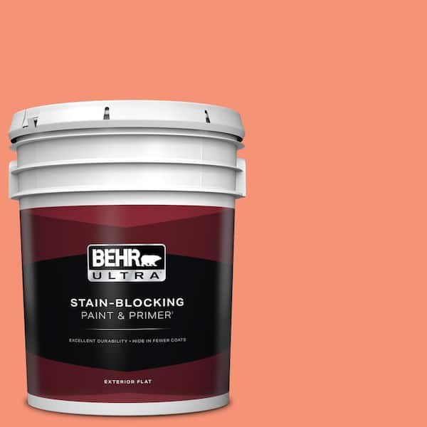 BEHR ULTRA 5 gal. #200B-5 Indian Dance Flat Exterior Paint & Primer