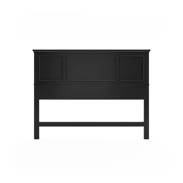 HOMESTYLES Bedford 3-Piece Black King Headboard Bedroom Set