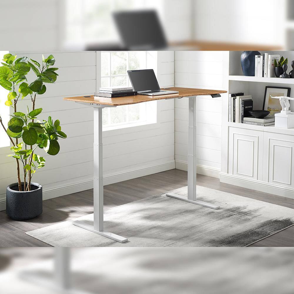 Ascent Amber Bamboo Adjustable Hi-Lo Desk 60"x30"