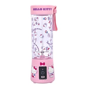 Pink Hello Kitty 15 oz. Single-Speed Portable Rechargeable Blender