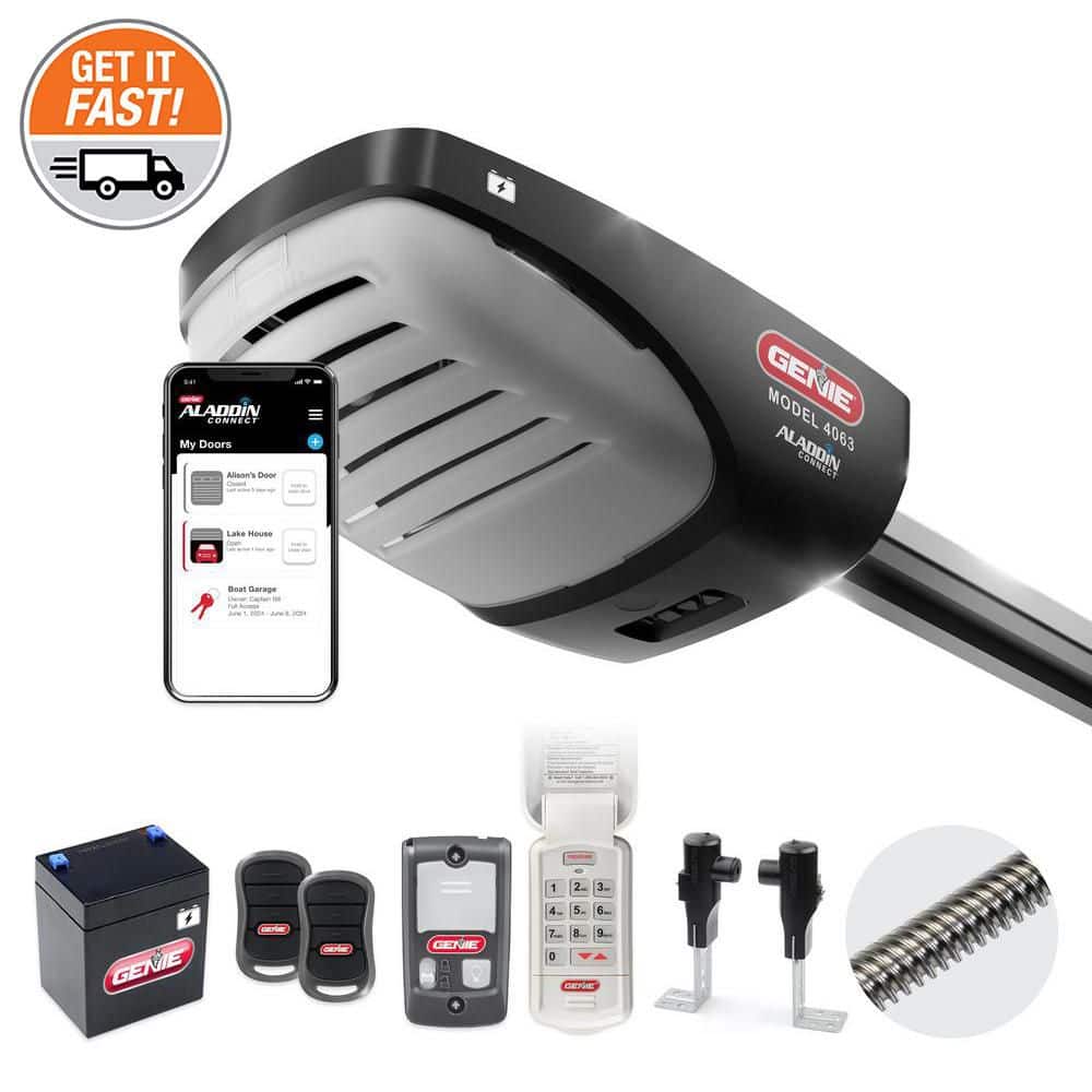 Genie Signature Series 2 HPc Premium Screw Drive Smart Garage Door Opener with Battery Backup, Alexa/Google Assistant Ready