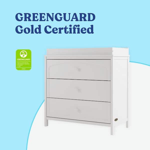 slim fit dress slacks 3 Drawer Dresser, Greenguard Gold Certified, Bianca White – BAJE HOME