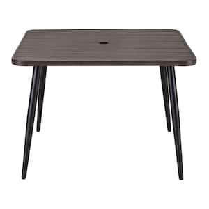 Mix and Match 42 in. Faux Wood Outdoor Dining Table
