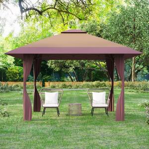 Beige / Cream - 14x14 - Gazebos - Shade 