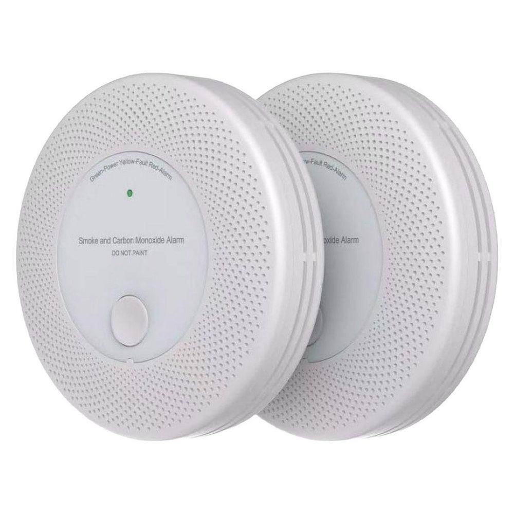 Smoke and Carbon Monoxide Detector Alarm with LED Indicator and Flame-Retardant Housing, 2-Pack, Model B0FPXVXMLN price history on PriceWatchPro
