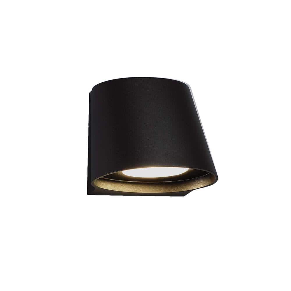 Mod LED Dimmable Outdoor Wall Light in Dramatic Bronze