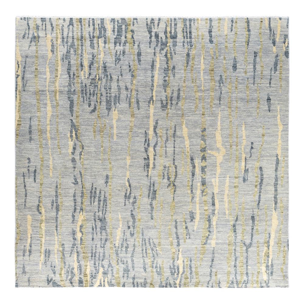 Modern-Contemporary Gray 8 X 10 Hand-Knotted Wool Indoor Area Rug price history on PriceWatchPro