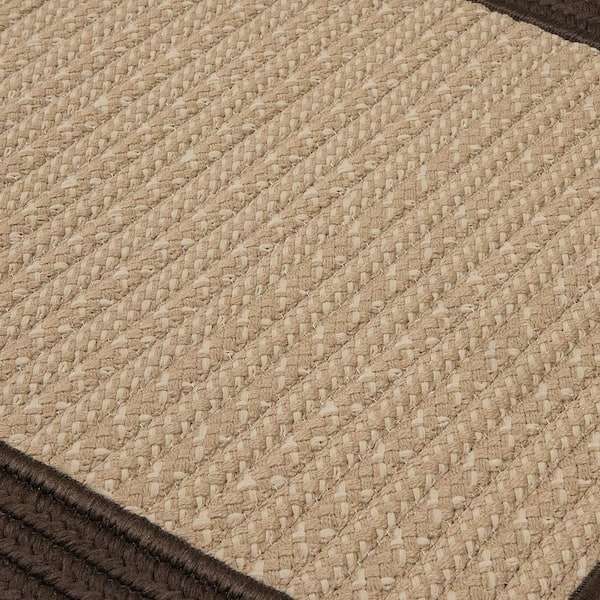 Beverly Brown 8 ft. x 10 ft. Braided Indoor/Outdoor Patio Area Rug