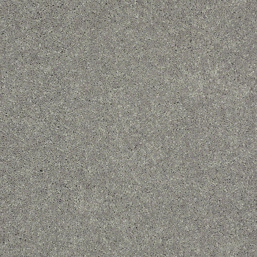 Home Decorators Collection 8 in. x 8 in. Texture Carpet Sample Brave Soul II Color Cinder SH
