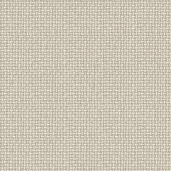 HOLDEN Basket Weave Cream Non-Pasted Wallpaper (Covers 56 sq. ft.)