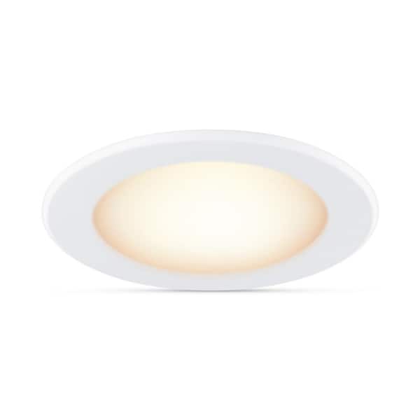 ProPlus 5 in. / 6 in. LED Tunable White 65-Watt Equivalent Dimmable Smart Wi-Fi Wiz Recessed Light Kit (1-Pack)