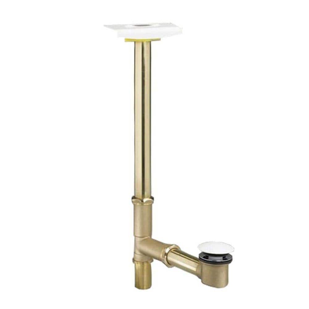 Max 1-1/2 in. Brass Deep Soak Drain in Arctic