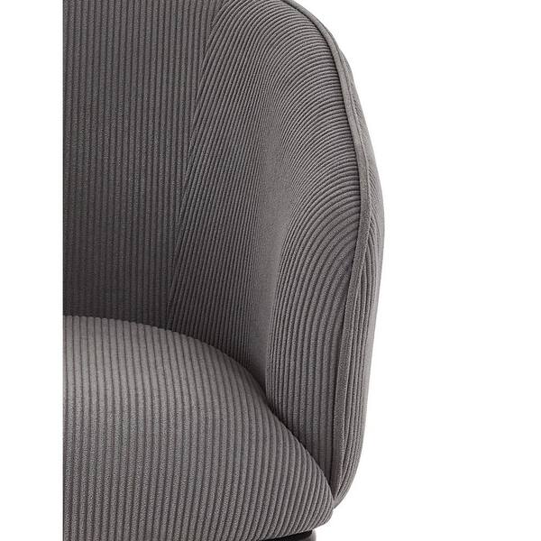 US Pride Furniture Monahan Grey Corduroy Arm Chair C380-H1 The