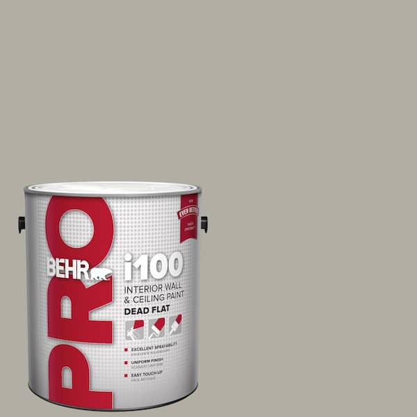 1 gal. #790D-4 Granite Boulder Dead Flat Interior Paint