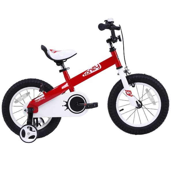 Royalbaby Honey Kid's Bike, Perfect Gift For Kid's, Boy's Bike, Girl's Bike, 14 in. Wheels in Red