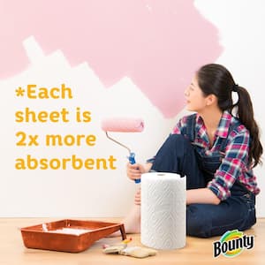 White Paper Towel Roll (8 Double Plus Rolls)