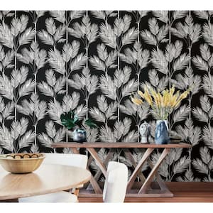 56 sq. ft. King Palm Silhouette Wallpaper