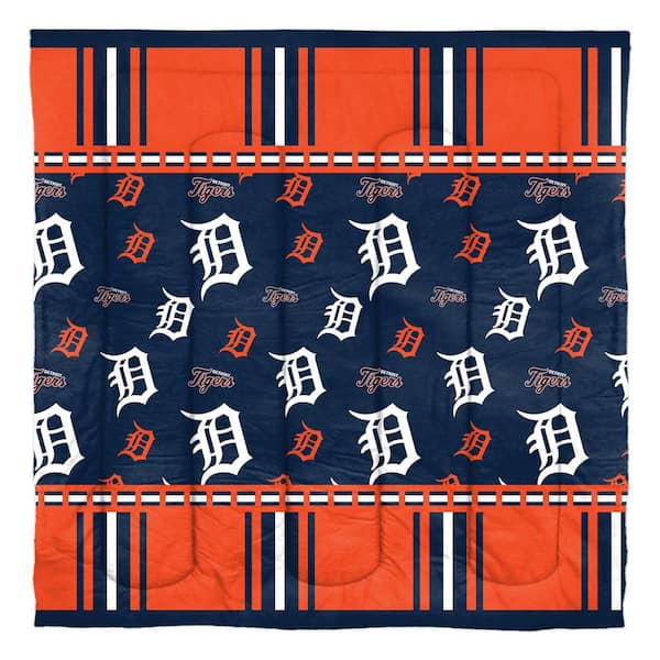 THE NORTHWEST GROUP Detroit Tigers Rotary 5-Piece Queen Size Multi Colored Polyester Bed in a Bag Set