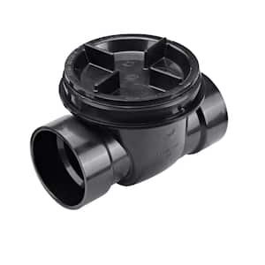 ABS Air Admittance Valve Backwater Valve, 4 in. Black