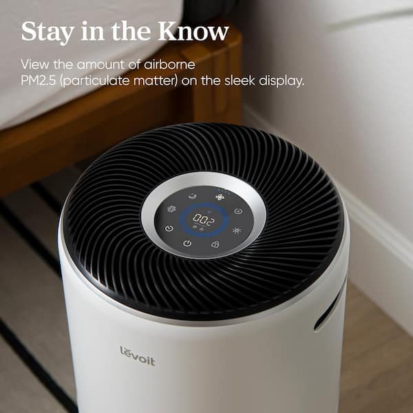 LEVOIT White PlasmaPro 400S Smart True HEPA Air Purifier