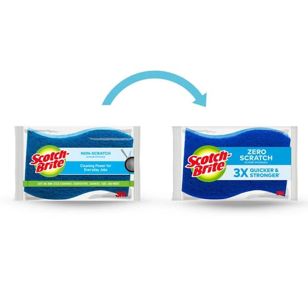 Zero Scratch Scrub Sponge (18-Pack)