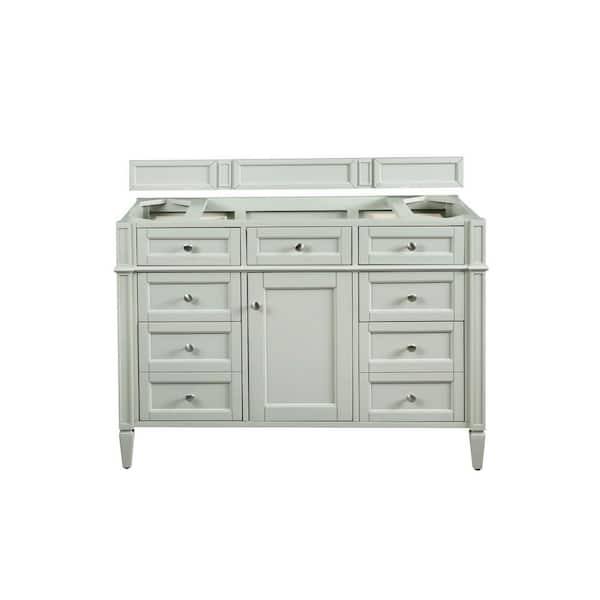James Martin Vanities Brittany 47.0 in. W x 23.0 in. D x 32.8 in. H Single Bath Vanity Cabinet without Top in Sage Green