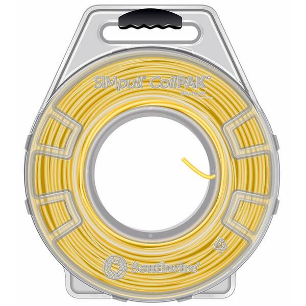 Southwire 1000 ft. Yellow 12/1 STR CU Mini CoilPAK SIMpull THHN Wire