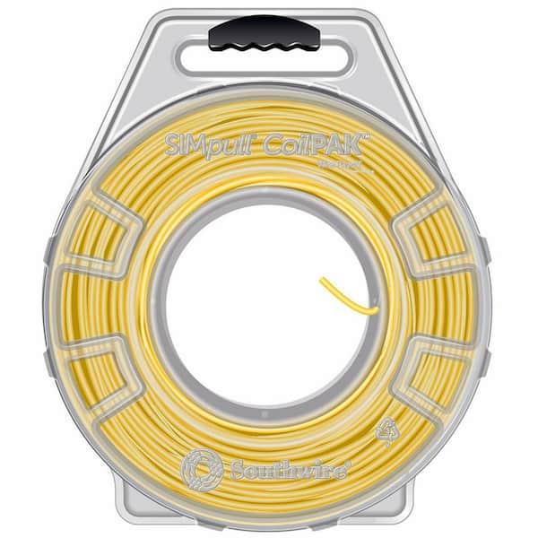 Southwire 1000 ft. Yellow 12/1 STR CU Mini CoilPAK SIMpull THHN Wire