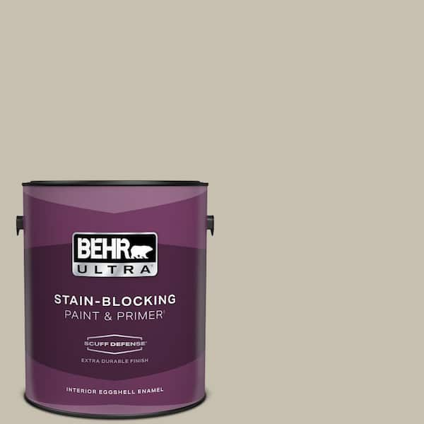 BEHR ULTRA 1 gal. #PPU8-17 Fortress Stone Extra Durable Eggshell Enamel Interior Paint & Primer